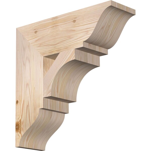 Ekena Millwork Westlake Traditional Smooth Bracket, Douglas Fir, 5 1/2"W x 18"D x 18"H BKT06X18X18WTL01SDF - main